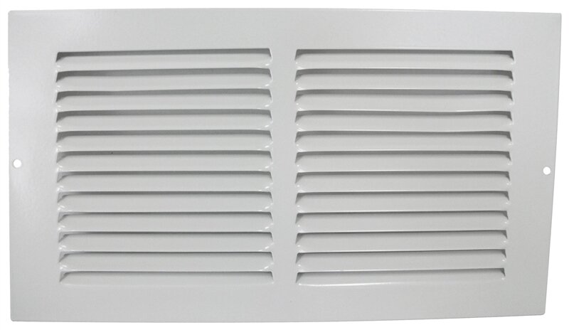 6" X 12" Baseboard Grille White