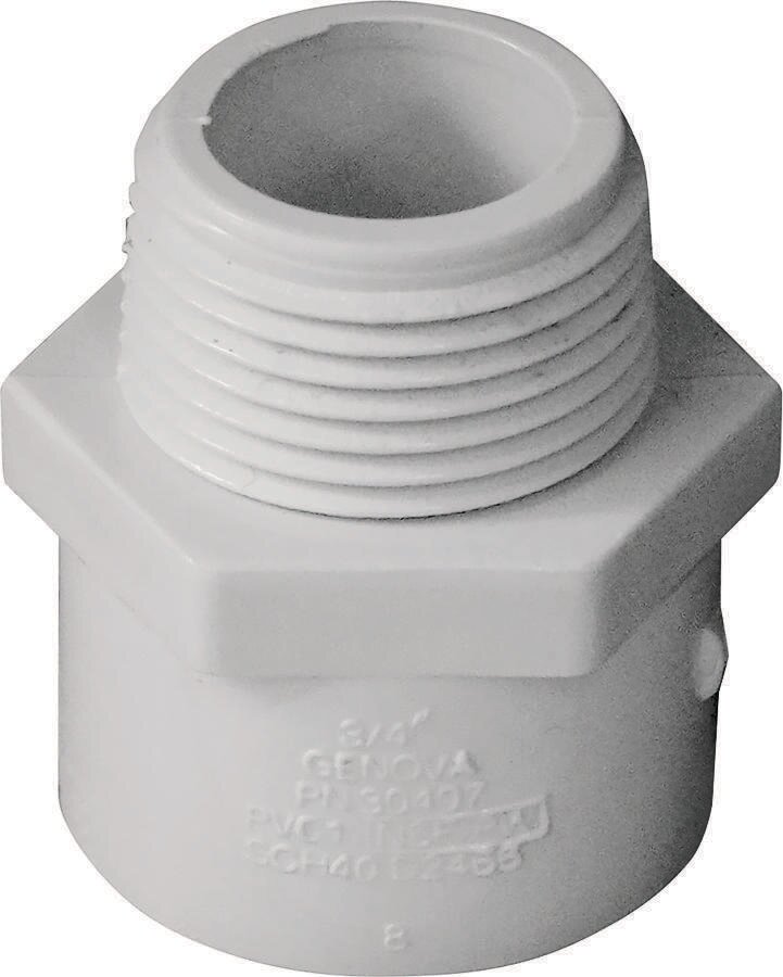 3/4" PVC X MIP