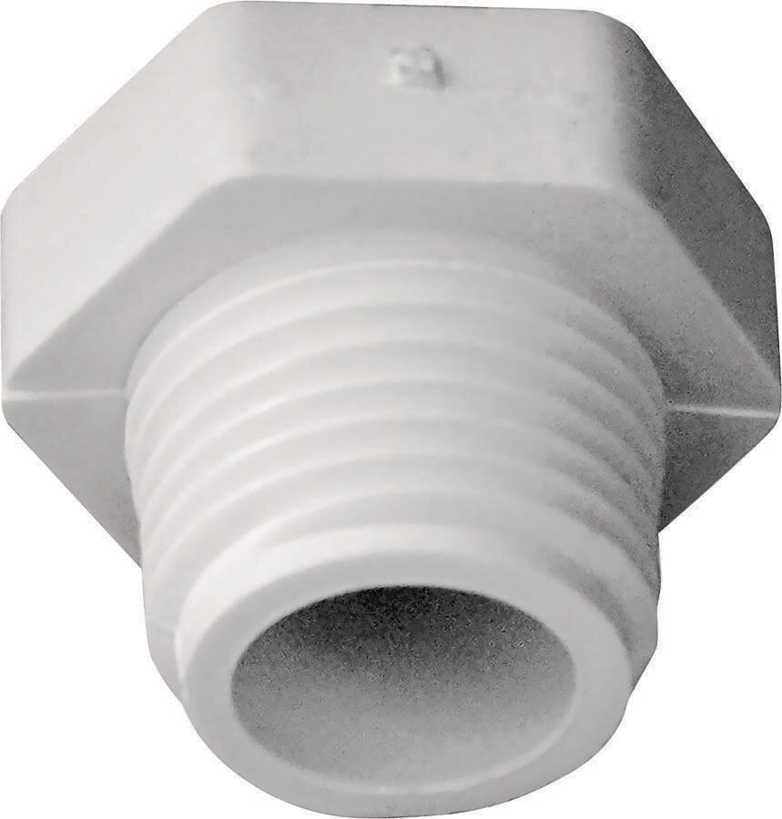 1/2" PVC PLUG THREADED