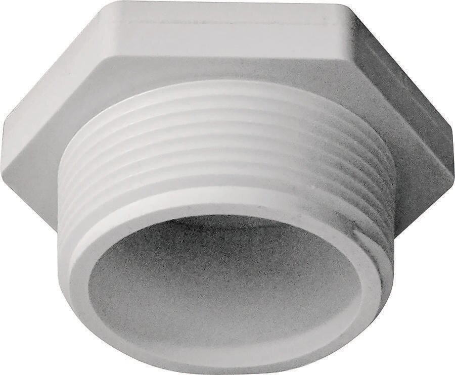 1 1/2" PVC PLUG THREADED