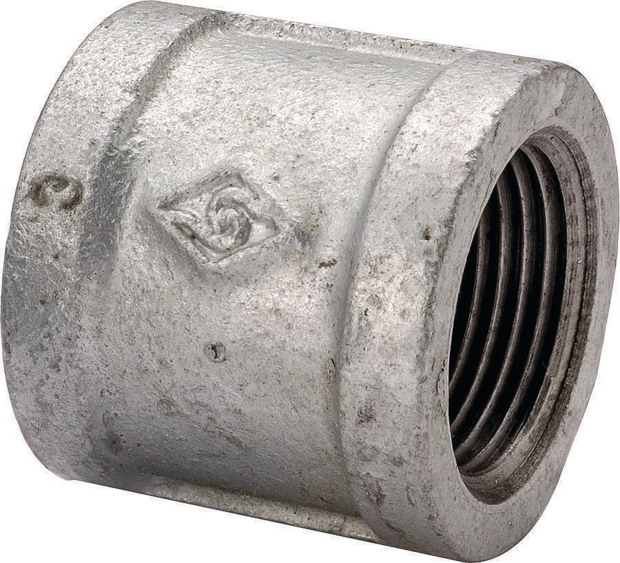 1/4" Galvanized Coupling