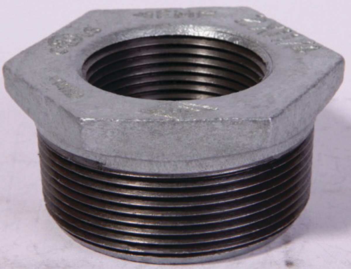 1/2" X 3/8" Galvanized Bushing