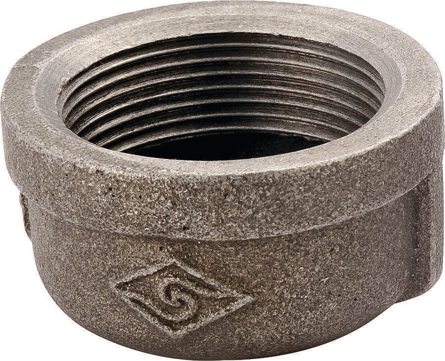 3/8" Black Cap