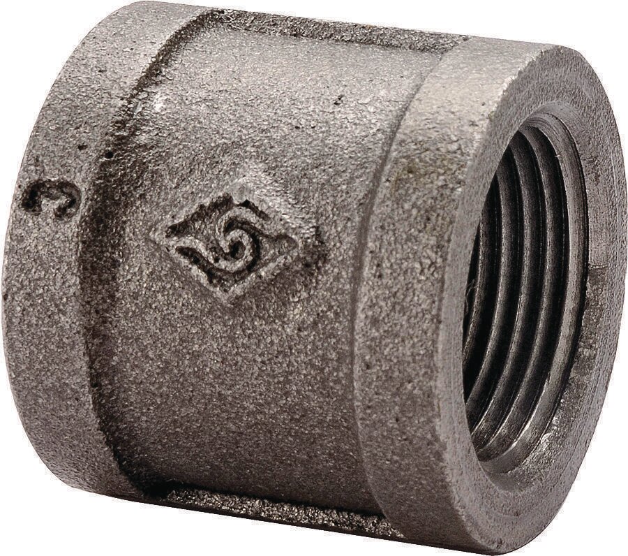 3/8" Black Coupling