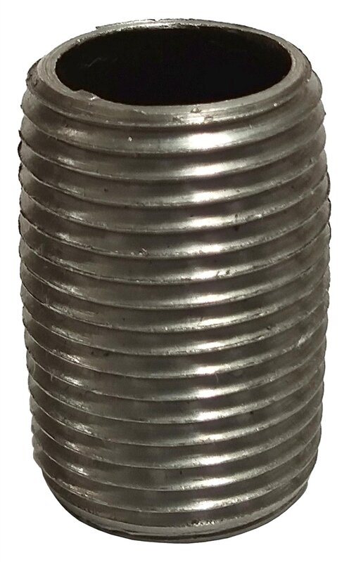 3/8" Close Black Nipple