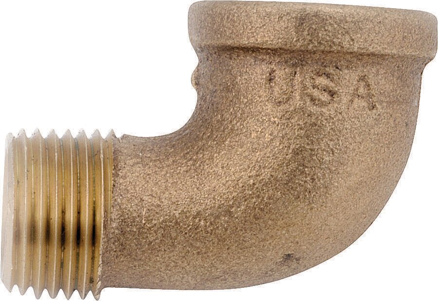 1/4" Brass Street 90 Elbow