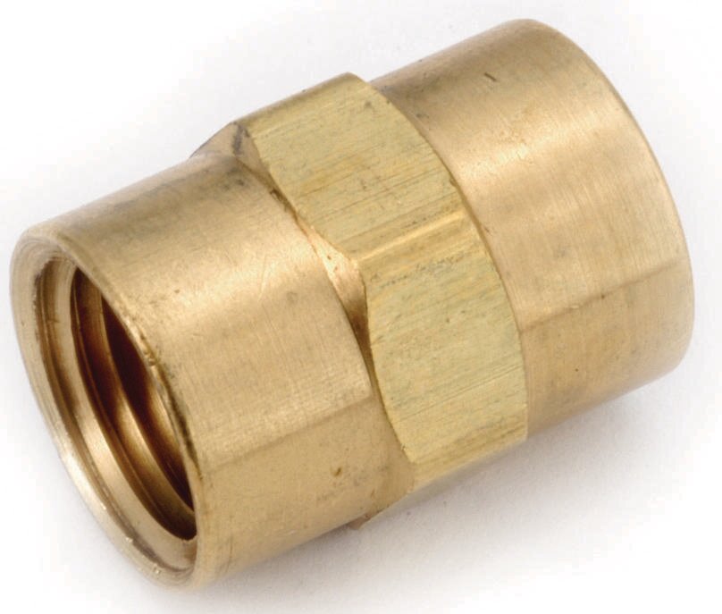 3/8" BRASS COUPLING