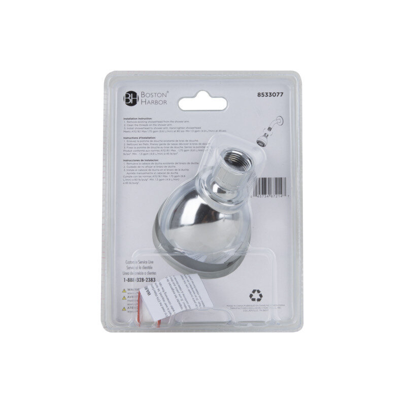 BOSTON HARBOR SHOWER HEAD CHROME 3 SET