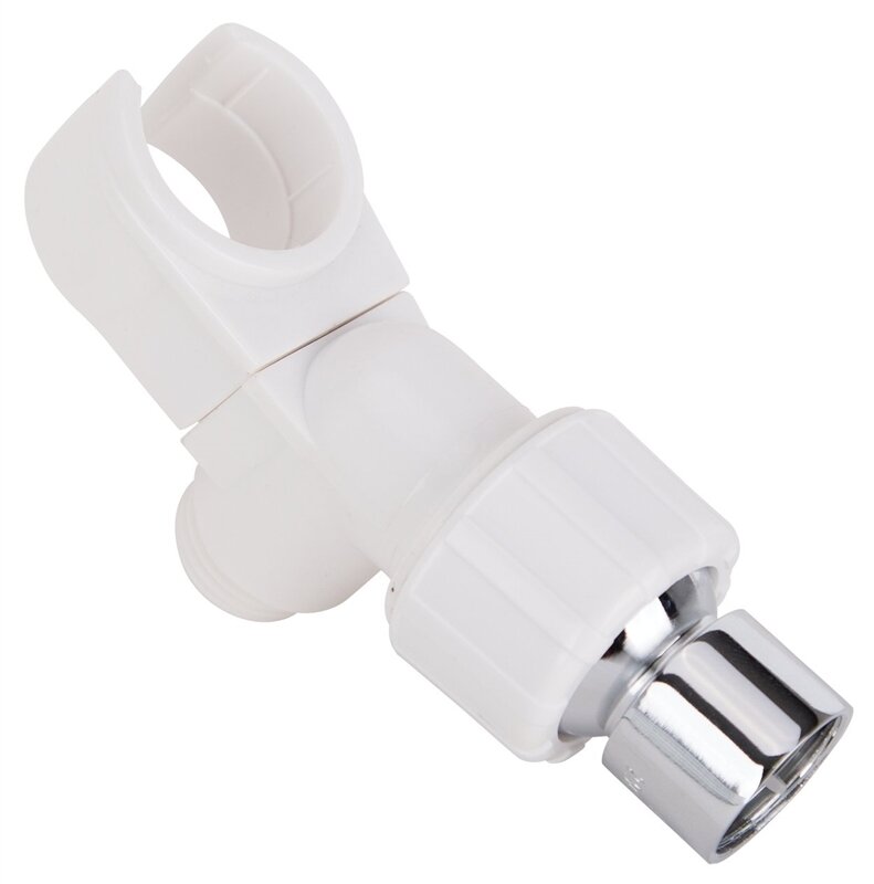 SHOWER ARM BRACKET WHT