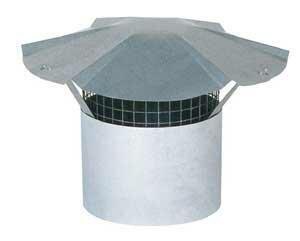 6" CHINA CAP GALV