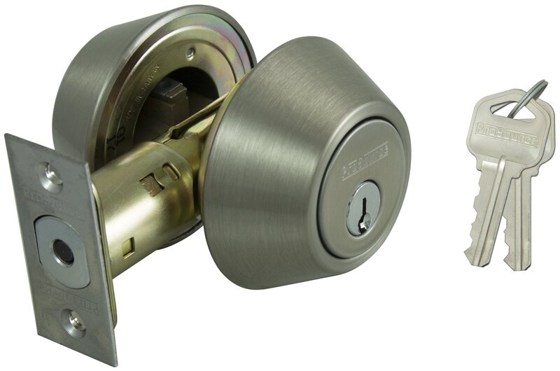 DOUBLE CYLINDER DEADBOLT NICKEL