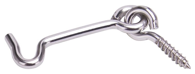 2" GATE HOOK & EYE STAINLESS STEEL