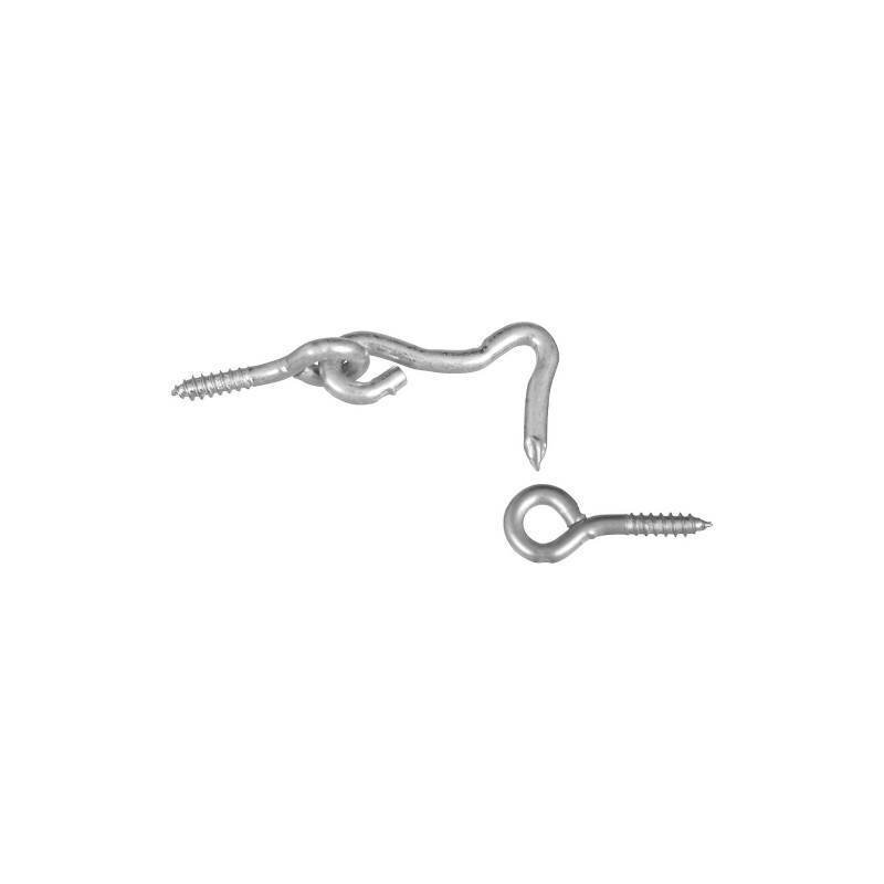 1" GATE HOOK & EYE ZINC