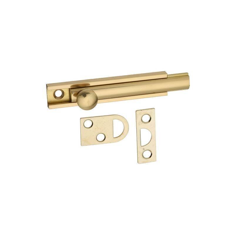 SURFACE BOLT 3" SOLID BRASS