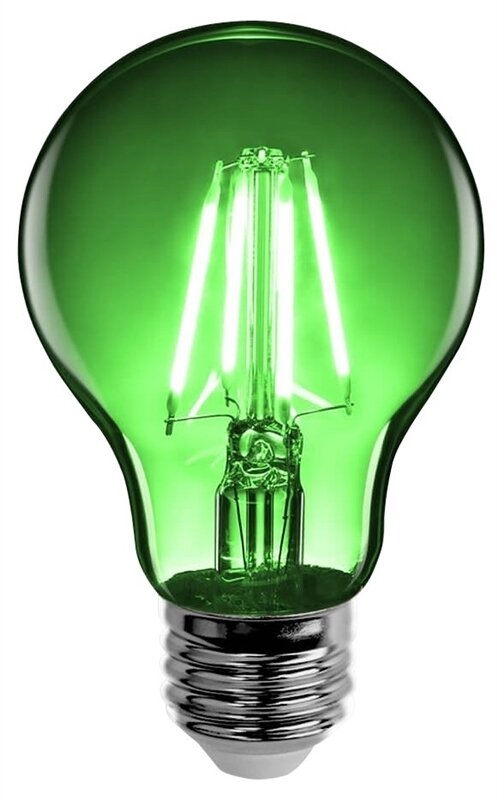 LED A19 LIGHT BULB GREEN