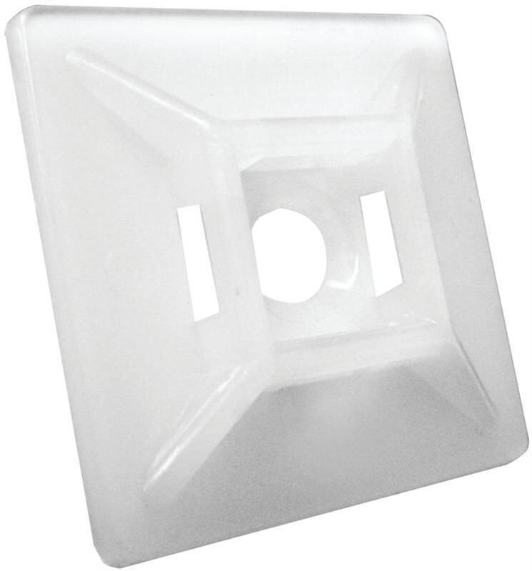 WHITE MOUNTING BASE 5PK