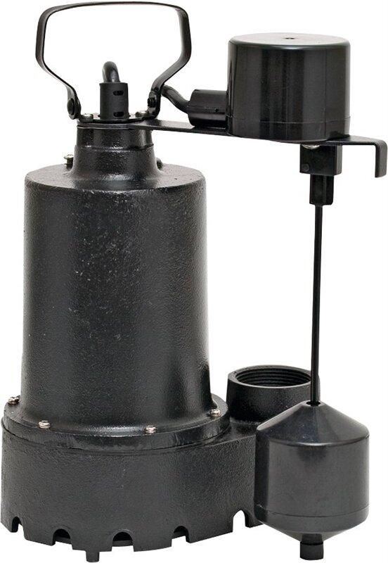 1/3 HP SUMP PUMP CAST IRON VERT FLOAT