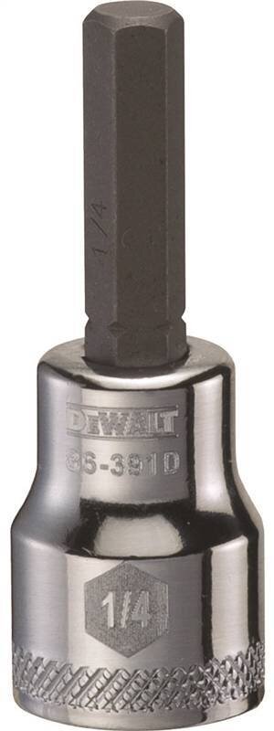 DEWALT HEX SOCKET BIT 1/4" X 3/8"