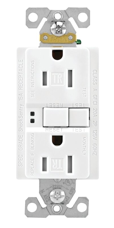GFCI TAMPERPROOF WHITE DECORA
