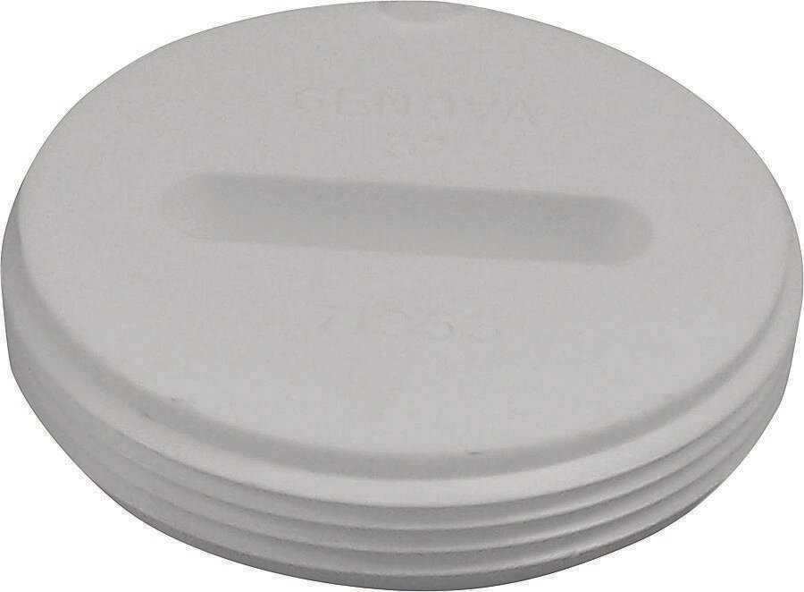 4" PVC Countersunk Plug
