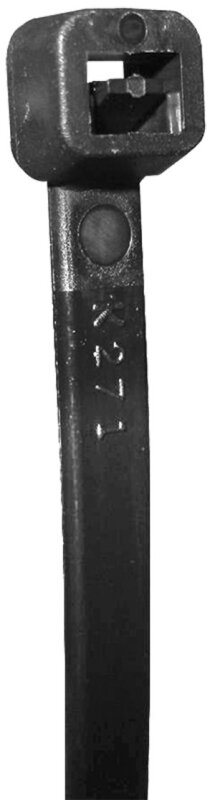 7.5" CABLE TIE BLACK 100PC
