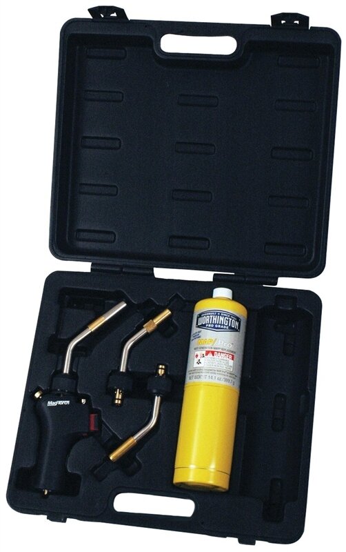 MAG TORCH KIT MAPP GAS AND HEADS