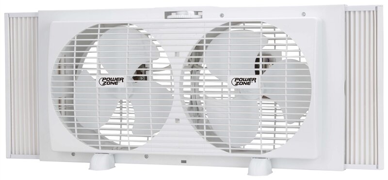 TWIN WINDOW FAN 9" POWERZONE