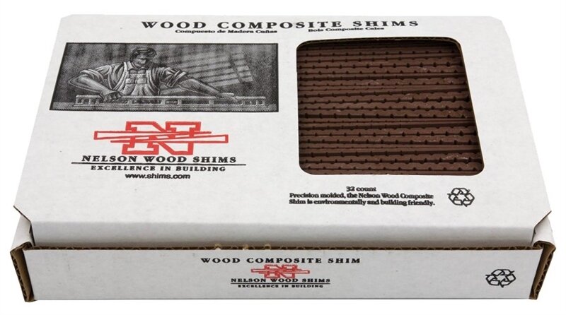 8" COMPOSITE SHIM 32PC BOX