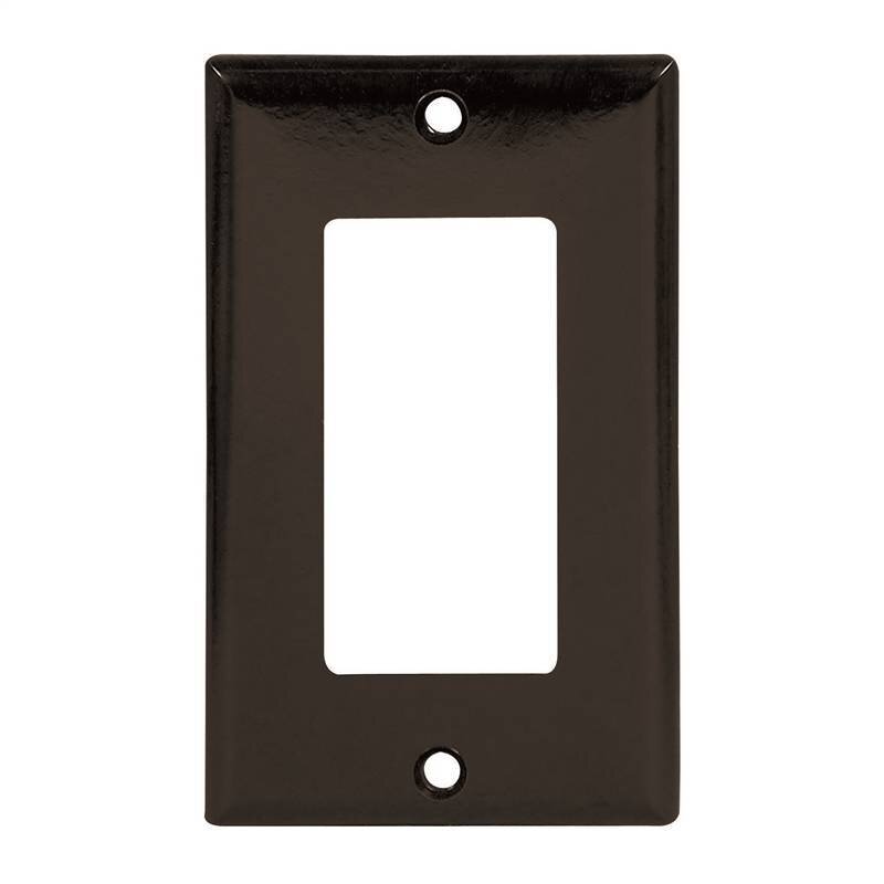 SINGLE DECORA PLATE BLACK