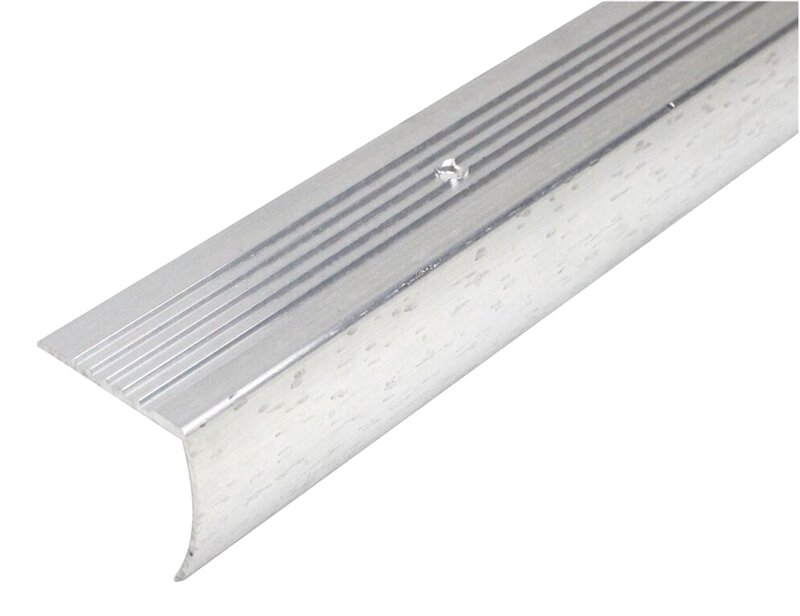 STAIR NOSING HMRD SILVER 1-1/8" X 6'