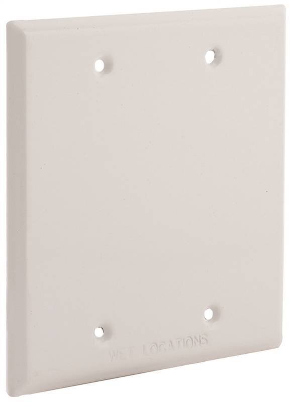 DOUBLE BLANK PLATER WHITE METAL