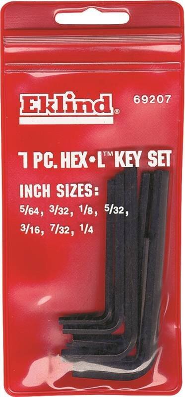 HEX KEY SET 7PC SAE INCHES