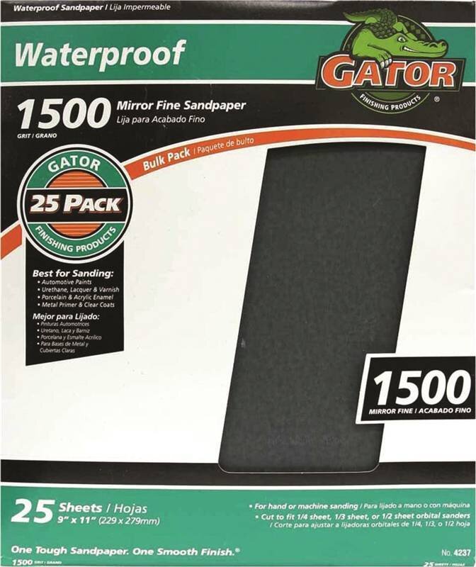 WATERPROOF 1500G SANDPAPER