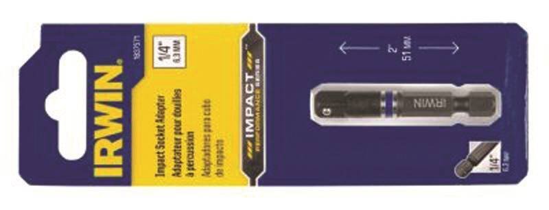 IRWIN IMPACT SOCKET ADAPTER 1/4"