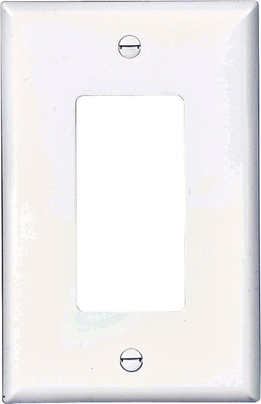 1G DECORA PLATE WHITE MEDIUM