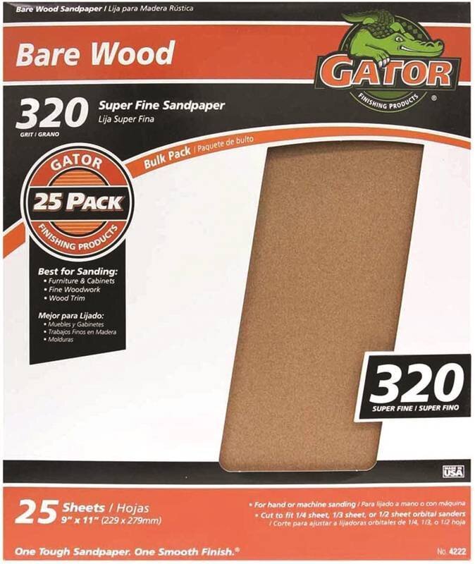 SANDPAPER BULK GARNET 320GRIT