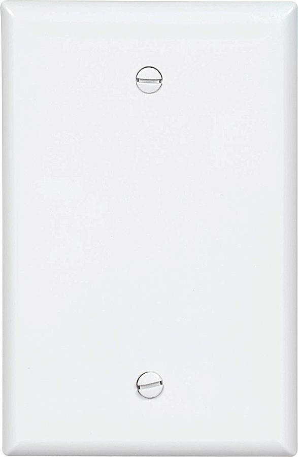 SINGLE BLANK PLATE WHITE MED SIZE