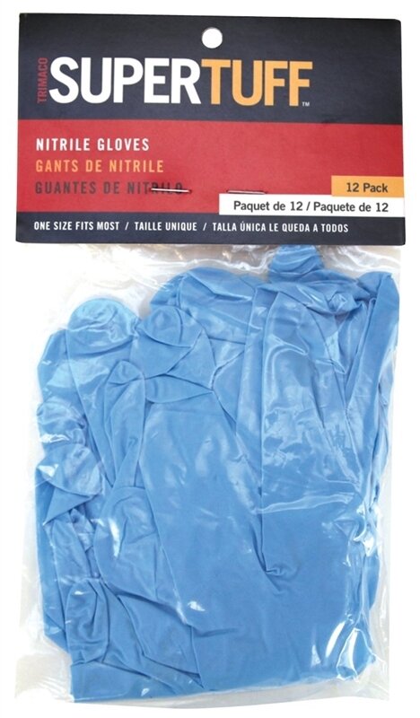 NITRILE GLOVES BLUE 12PK