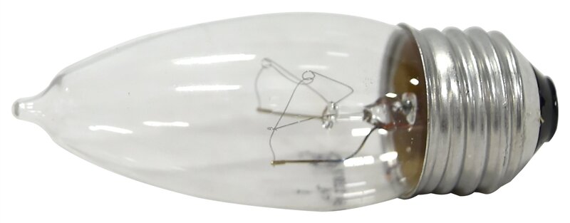 25W DECOR BULBS B10 CLEAR 4PK