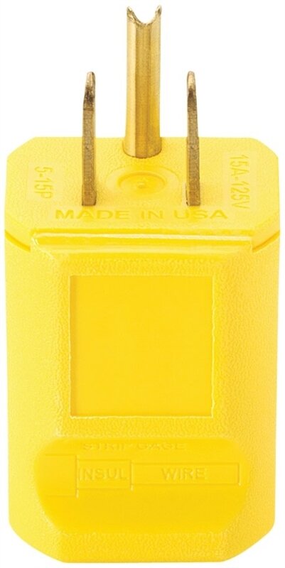 15A-125V QUICK GRIP MALE