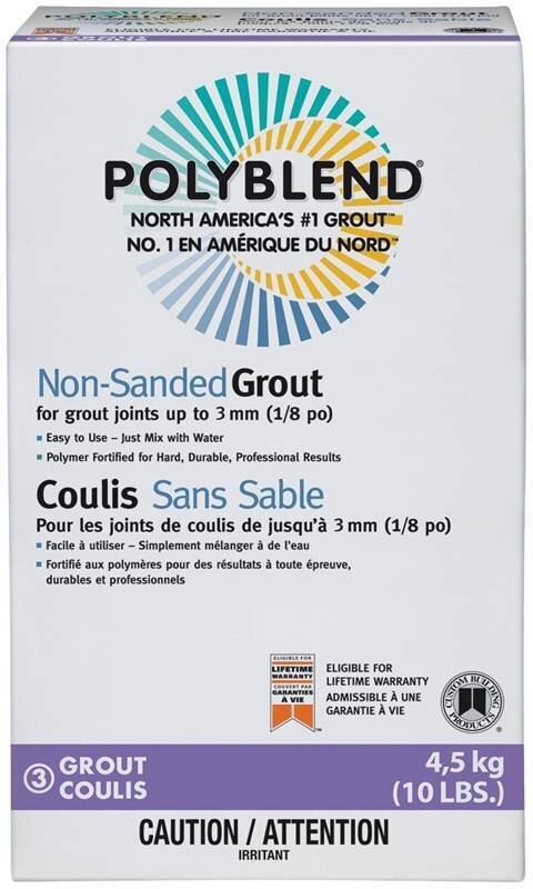 NON-SANDED GROUT BONE