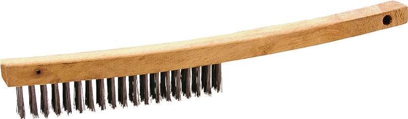 WIRE BRUSH 3 ROW LONG HANDLE