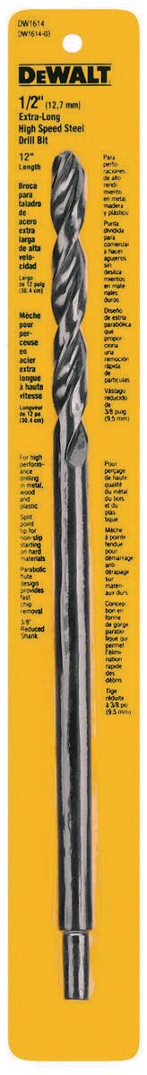 1/2"X12" BLACK OXIDE