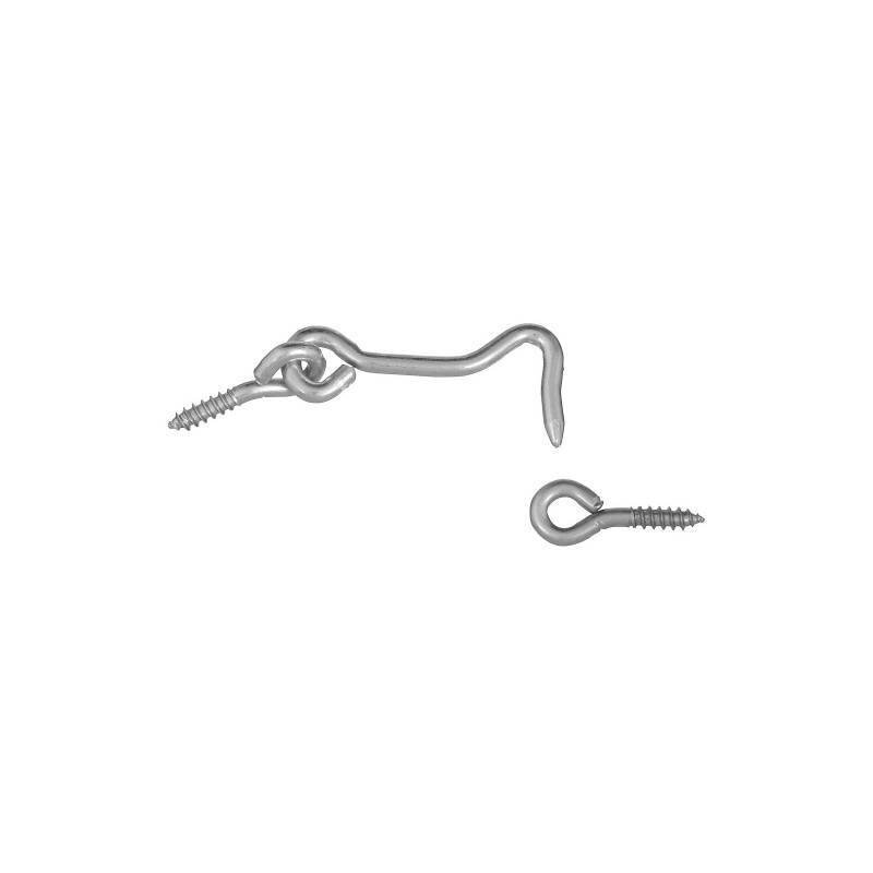 2" HOOK & EYE ZINC