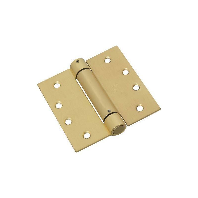 SPRING HINGES 4" BRASS