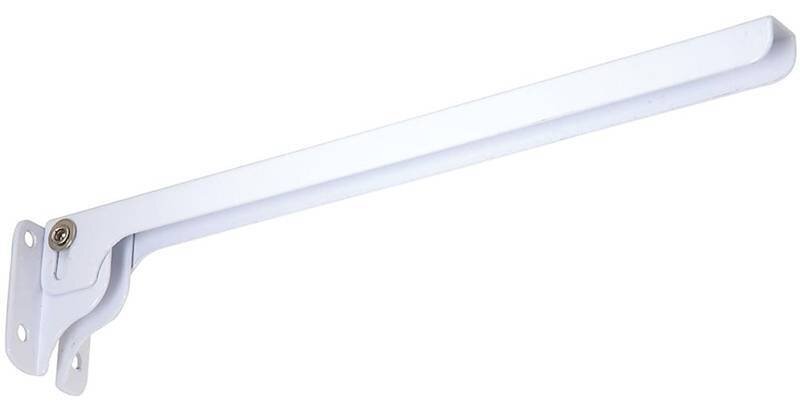 12" FOLDING SHELF BRACKETS WHT