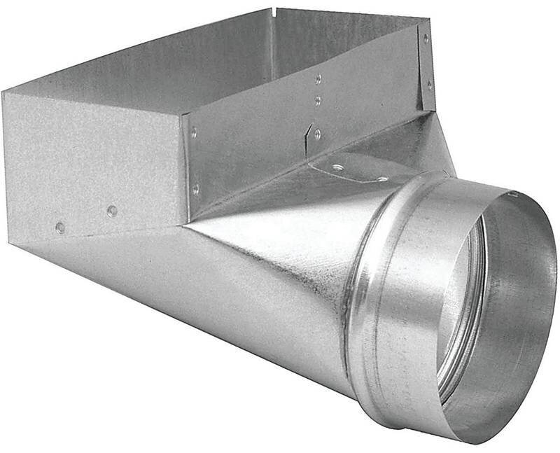 4" 3X10 DUCT ANGLE BOOT