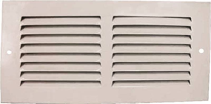 4" X 10" Sidewall Grille White