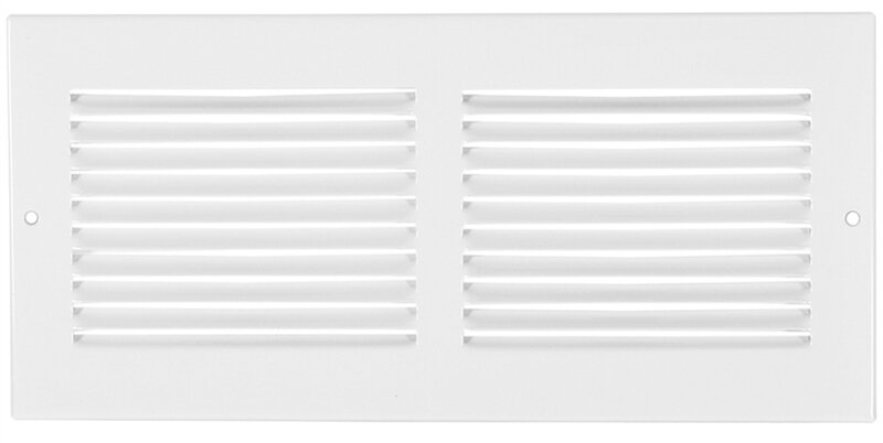 6" X 30" Sidewall Grille White