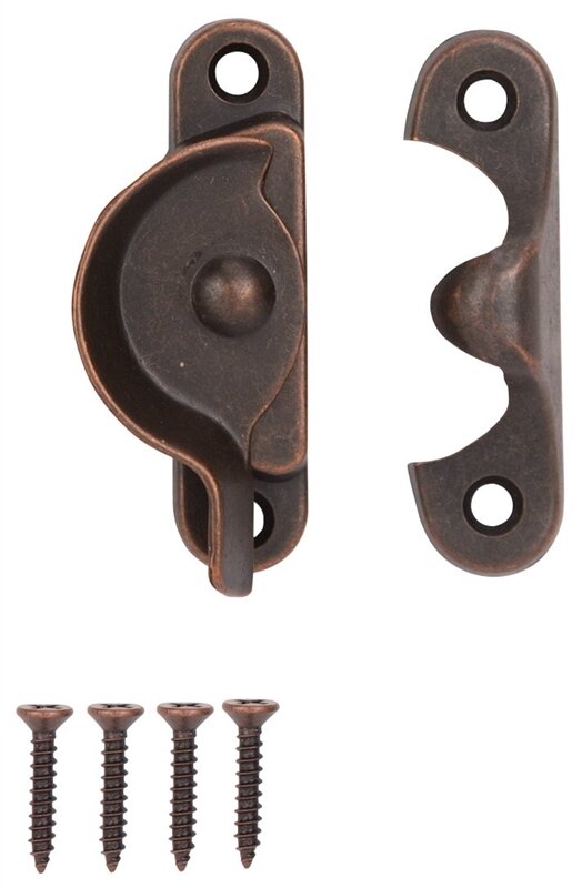 WINDOW SASH LOCK 15/16" BRONZE